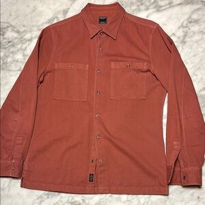Todd Snyder Rust Button-Up Shirt